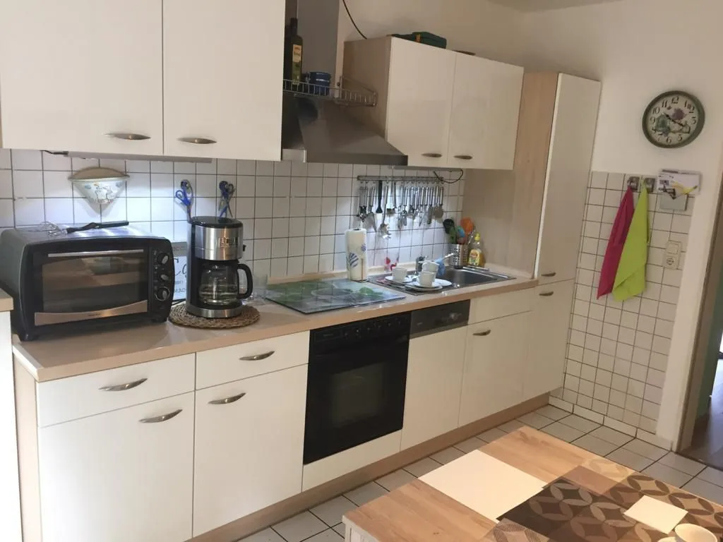 Arbeitsplatte und Küchenfront vorher